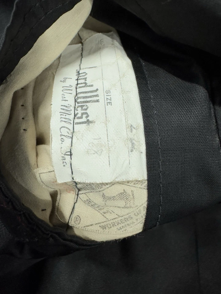 Vintage 60s Tuxedo Dinner Jacket Sharkskin Dupioni Fleck Rockabilly Shawl Red 40 - Image 4 of 4