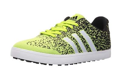 Adidas Adicross PrimeKnit Men's Slime / Black Spikeless Golf Shoe  US 7 / EU 40