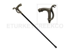 Snake Eye "Snake Head" Style Walking Cane Staff Mobility Stick Rubber Foot
