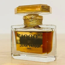 Jean Patou 1000 Pure Parfum Extrait 15ml Vintage Rare Perfume Gold Cap Bottle