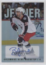 2021-22 Upper Deck Fleer Ultra Silver Rainbow Foil Boone Jenner #87 Auto a2k