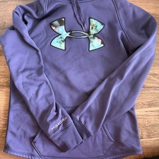 Under Armour Youth Storm Hoodie Purple Size Small Good Condition No Stains