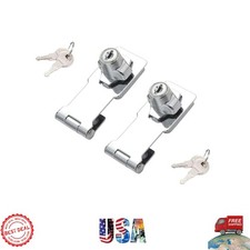 3-Inch Keyed Locking Hasp Set - Versatile Security for Cabinets and Toolboxes