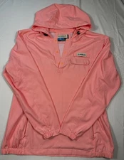 Magellan Fish Gear Hooded Pullover Shirt Men’s L Pink Fishing