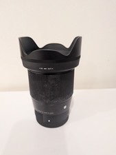 Sigma 16mm f/1.4 DC DN Contemporary Lens Sony E Mount APS-C w/ Hood