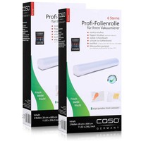 Caso Profi-Folienrollen 28 X 600 Cm / 2 Rollen FüR Vakuumierer (2Er Pack)