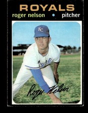 1971 Topps #581 Roger Nelson Royals VG-EX *2a