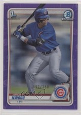 2020 Bowman Draft Chrome Purple Refractor 192/250 Jordan Nwogu #BD-110 07ne
