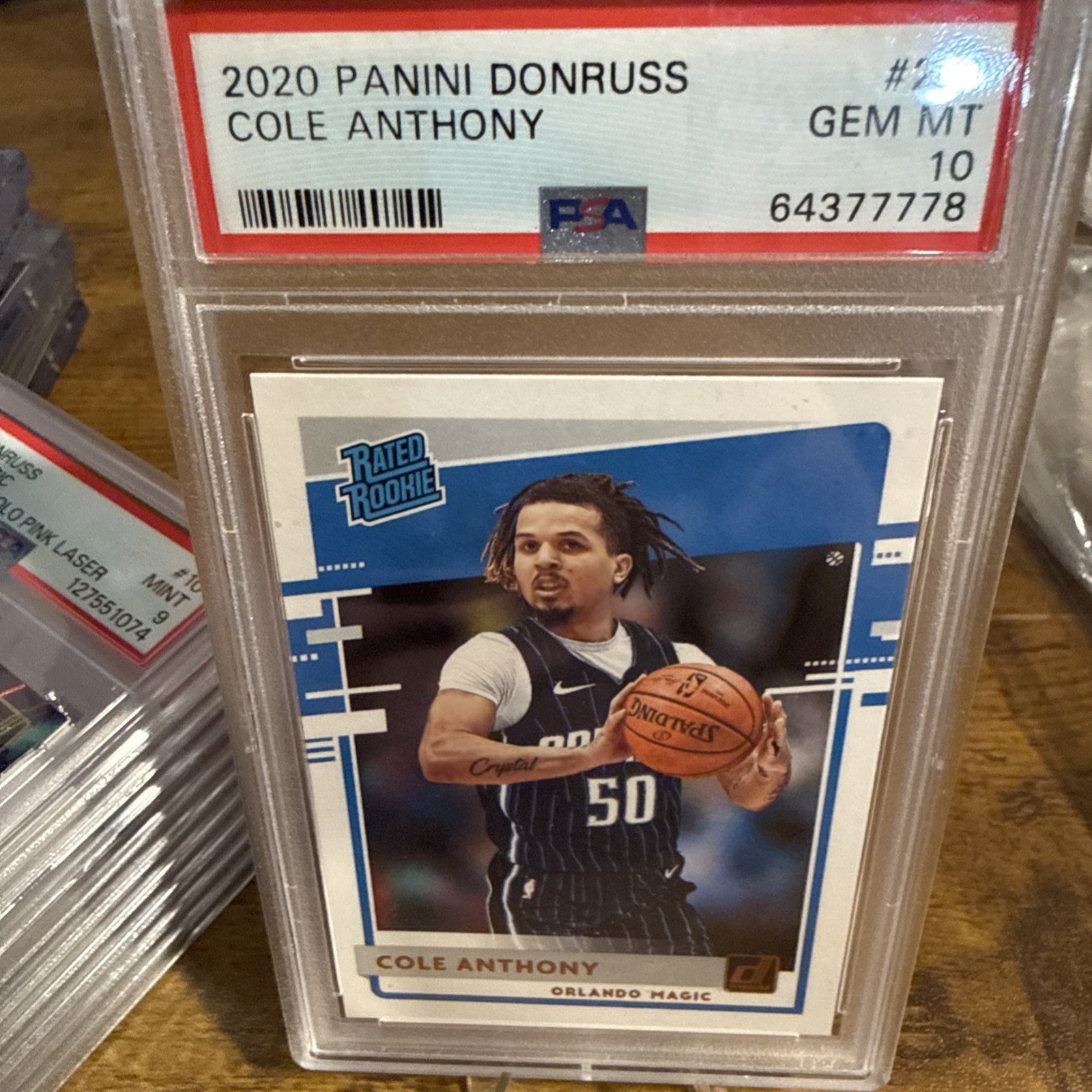 🔥 COLE ANTHONY DONRUSS RATED ROOKIE RC PSA 10 GEM MINT MAGIC 🔥