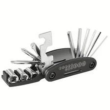 Space Sauvegarder le compact stable convivial 16in1 Ensemble d'outils de réparation de vélo pliable