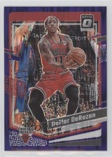 2023-24 Panini Donruss Optic Purple Shock Prizm DeMar DeRozan #43 0ys9