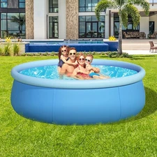 Inflatable Swimming Pool, Swimming Pool for Adults, Inflatable Top Ring Pool,...