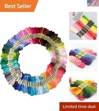 50 Skeins Rainbow Color Embroidery Floss for Friendship Bracelets  Crafts