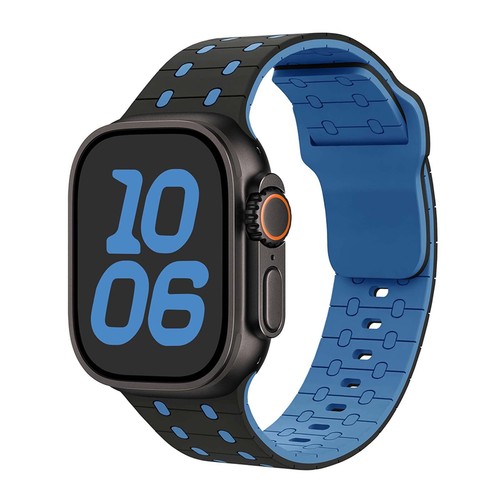 Sport Breathable Silicone Watch Band for Apple Watch Ultra /Series 10 9 5 3 1 SE - Picture 4 of 20