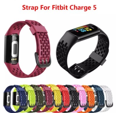 Armband Uhrenarmband für Fitbit Charge 5 Silikon Sport Band Strap tracker
