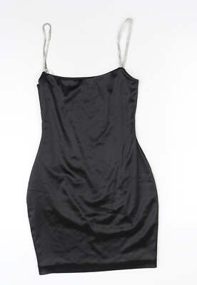 Meshki Bodycon Damen schwarz Polyestermischung Größe S