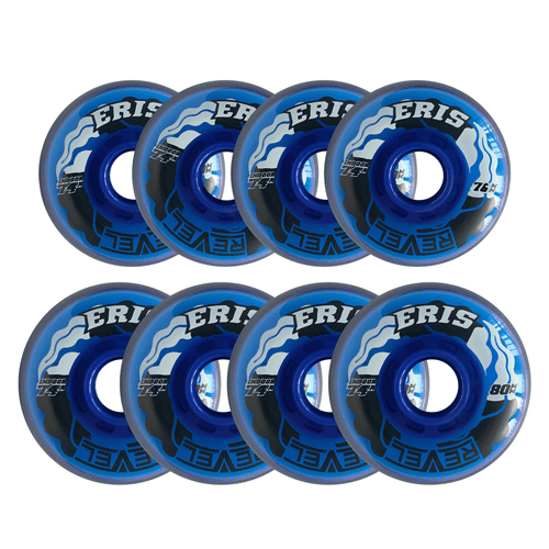 Alkali Rollhockey Rollen - Revel Eris 76/80 HiLo 74A blau (8er Pack) - Bild 1 von 2