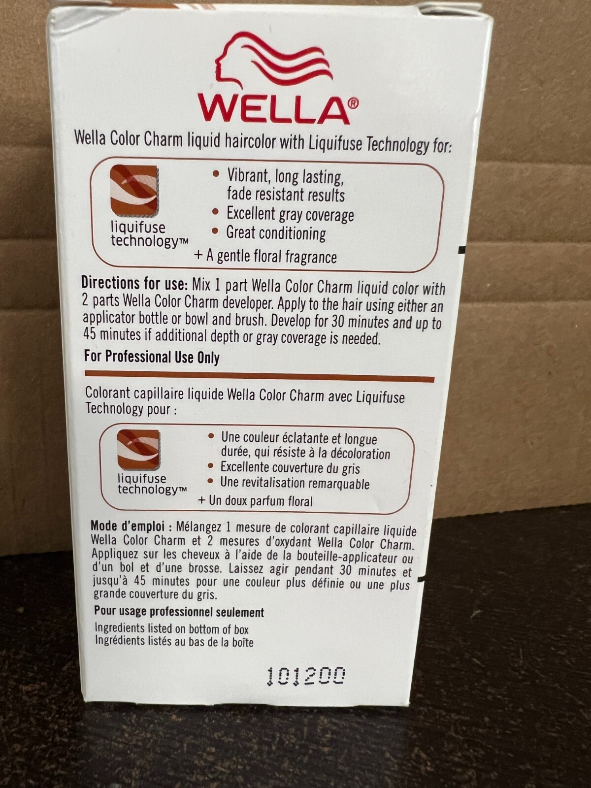 WELLA Color Charm Permanent Liquid Hair Color, 007WV Nutmeg 1.42 Fl Oz