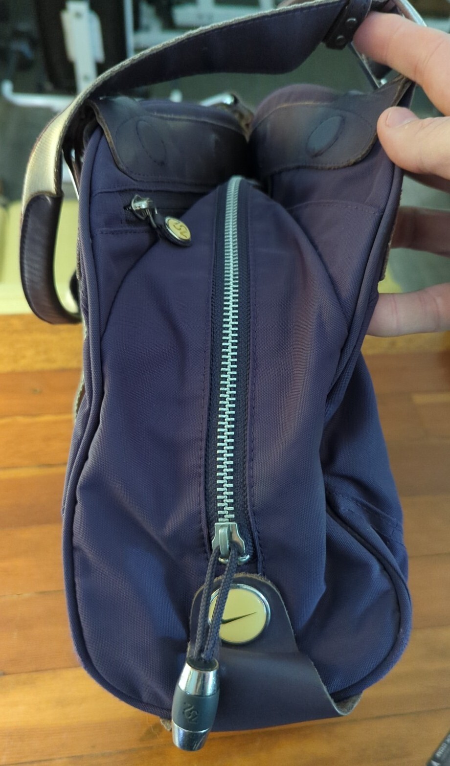 RARE Nike Monika Club Luxury Training Bag Purple Nylo… Gem