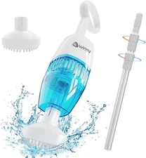 Rechargeable Cordless Pool Cleaner Handheld Pool Vacuum with Telescopic Pole