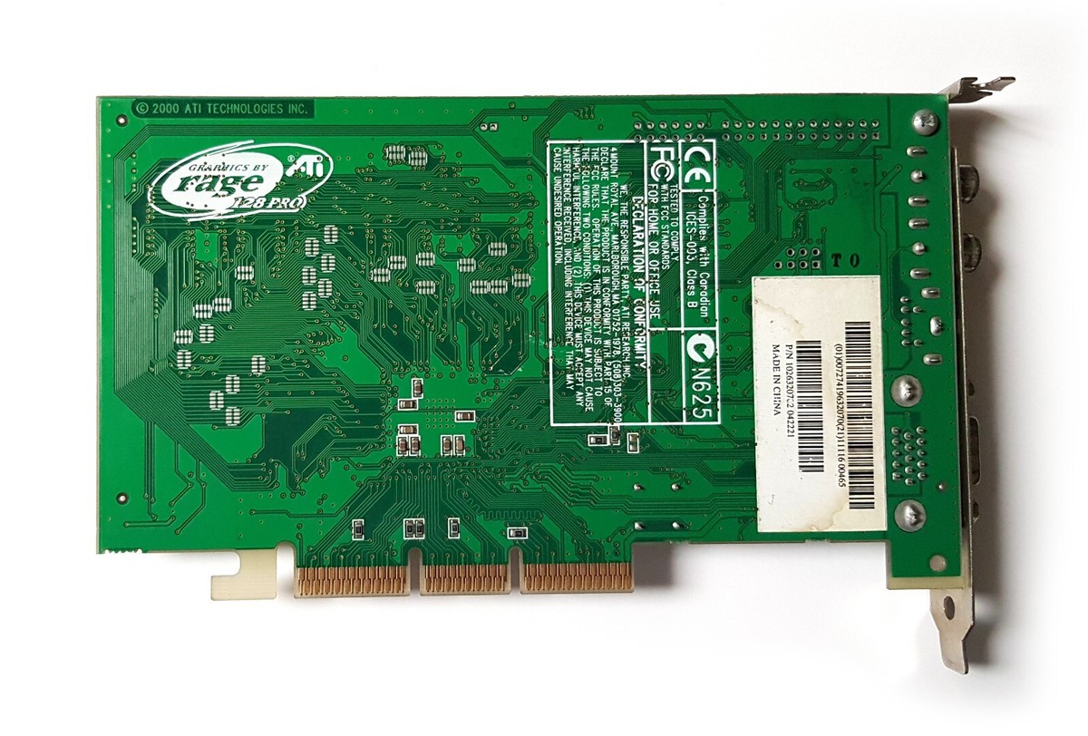 ATI Rage 128 Pro AGP Rage Fury Pro - PC sticker | eBay