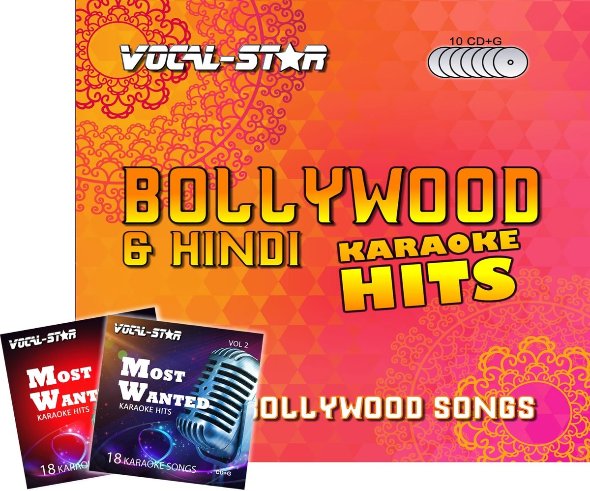 Vocal-Star Bollywood Hindi Karaoke Cdg Disc 150 Songs Plus 36