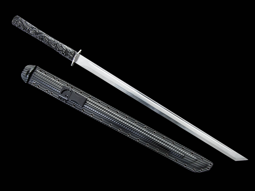Battle Ready Chinese KUNGFU Dao Tactical Knife Manganstahl Breitschwert Schwert - Bild 2 von 12