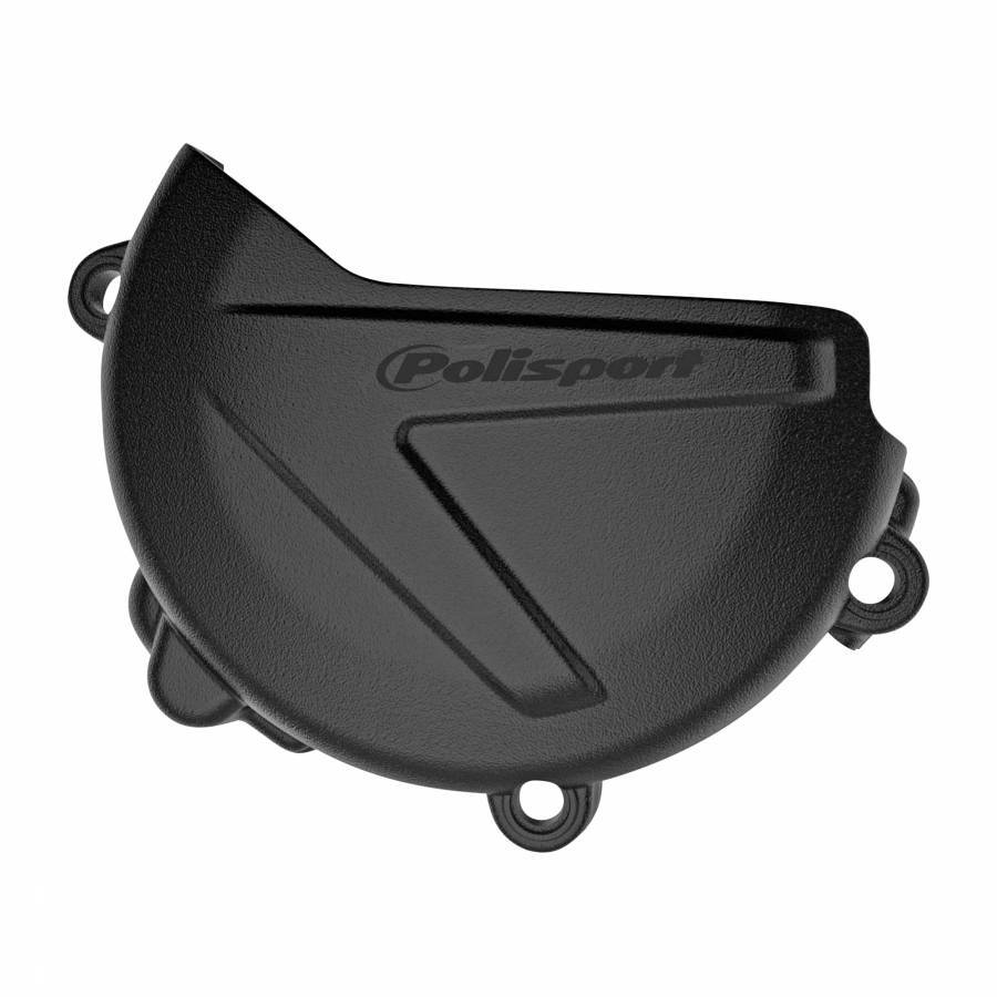Couvre carter embrayage noir Yamaha 125 YZ pour le cross et l'enduro