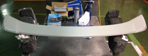 REAR TRUNK SPOILER M-TYPE ABS FITS FOR HONDA CITY 2013-2015 Unpainted - Picture 3 of 4