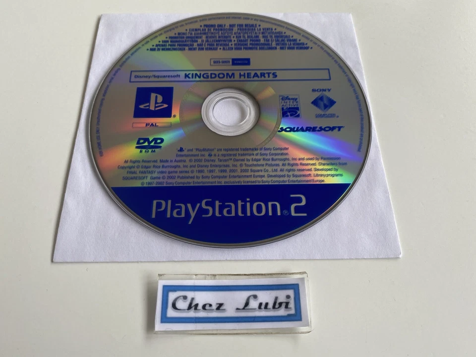 Kingdom Hearts - Promo Press - Sony PlayStation PS2 - PAL ITA - Photo 1/1