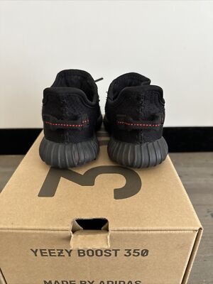 Adidas Yeezy Boost 350 V2 Bred Black Red (BB6372) Infant Size 8 1/2 K | eBay
