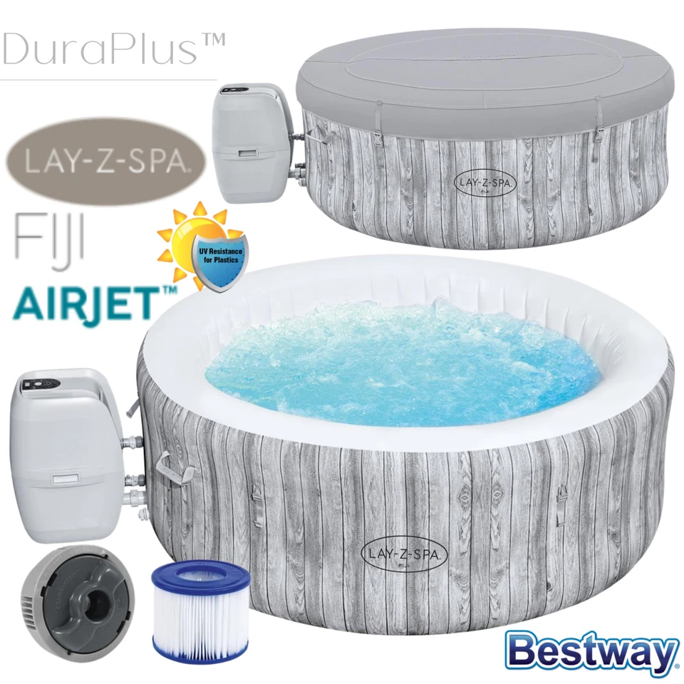 Bestway Lay Z Spa Whirlpool Fiji AirJet™ Ø 180 x 66 cm Pool aufblasbar Rund - Bild 2 von 4