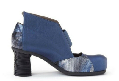 Lisa Tucci Damen-schuhe Pumps blau metalic Leder Schuhe Asuni Schuh 