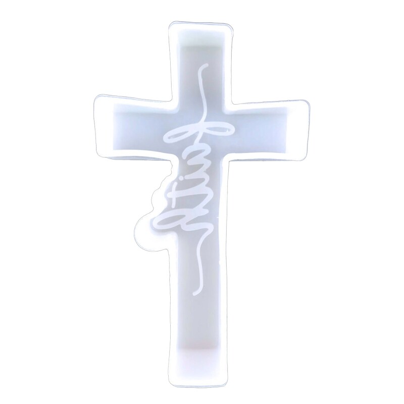 Resin Molds Faith Crucifix Molds Silicone Epoxy Mould for Jewelry DIY Craft