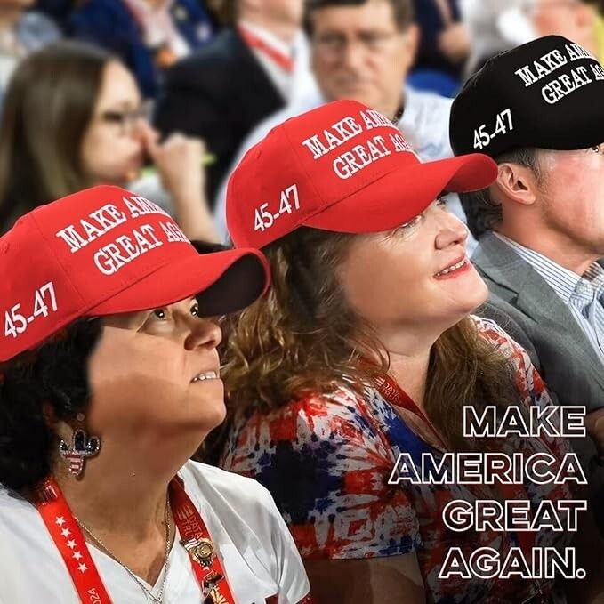 Trump Hat Make America Great Again - Cappello MAGA con bandiera americana - Cappello da baseball Donald Trump 2024 - Disponibile in 6 colori, Maga Rosso, taglia unica