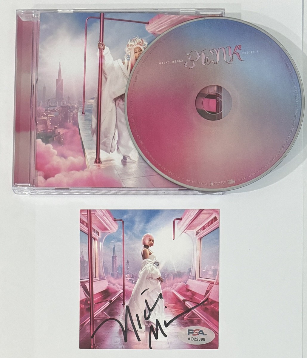 Nicki Minaj Pink Friday 2 CD & SIGNED FULL NAME Picture