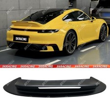 Unpainted Ducktail Rear Trunk Spoiler Wing For Porsche Carrera 911 992 2020-2024