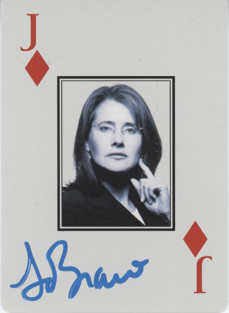 Lorraine Bracco The Sopranos signed J of Diamonds Card | eBay