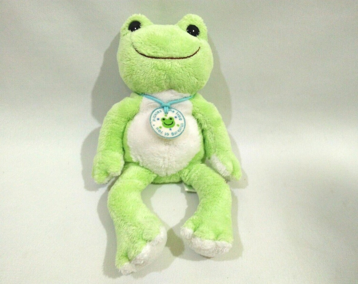 Pickles the Frog Plush Beanbag Animal Toy Japan Nakajima Classic