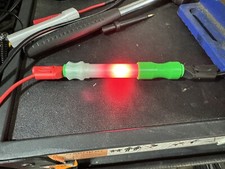 ( 1 ) Automotive Test Light  Dual Banana (rare) DC 6-12V incandescent