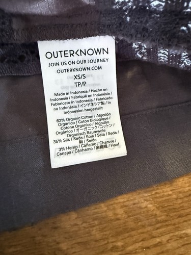 Outer Known Gray Boho Pin tucked Embroidered Blouse NWT MSRP $198 - Picture 10 of 14