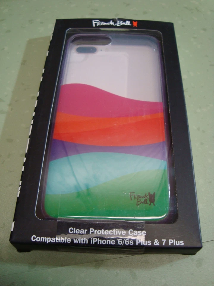 Nueva Funda Protectora Transparente French Bull iPhone 6/6s Plus y 7 Plus Nueva en Caja Foto 3 de 3