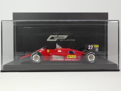 TECNOMODEL TMD18322B FERRARI 156-85 CANADA GP 1985 MICHELE ALBORETO W Driver 1 18 Model Car
