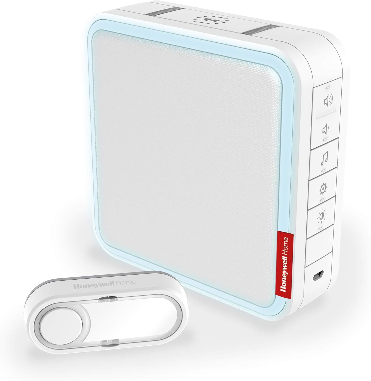 Комплект беспроводных дверных звонков Honeywell DC917S с подсветкой halo настраиваемыми звонками на расстоянии 200 м 21790₽