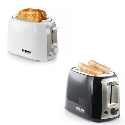 Better Chef Deluxe Cool Touch Wide-Slot 2-Slice Toaster - REFURBISHED