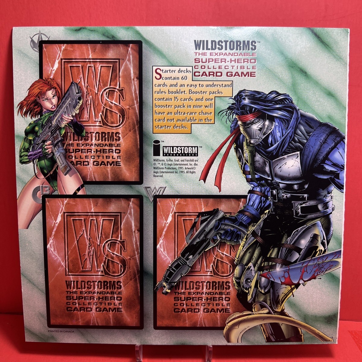 1995-96 Wildstorms The Expandable Super-Hero Card Game Grifter