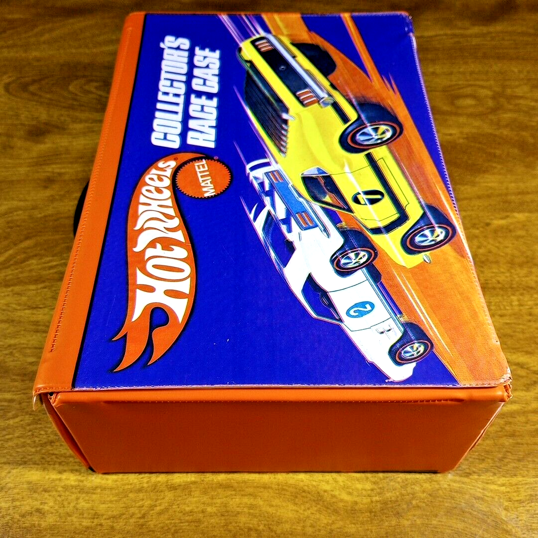 Hot Wheels Vintage Redline 24 Car Collector's Case Red Blue