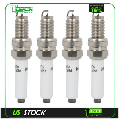 4Pcs Iridium Spark Plugs Fits 2019 Volkswagen Jetta Volkswagen Golf L4 1.4L 2020
