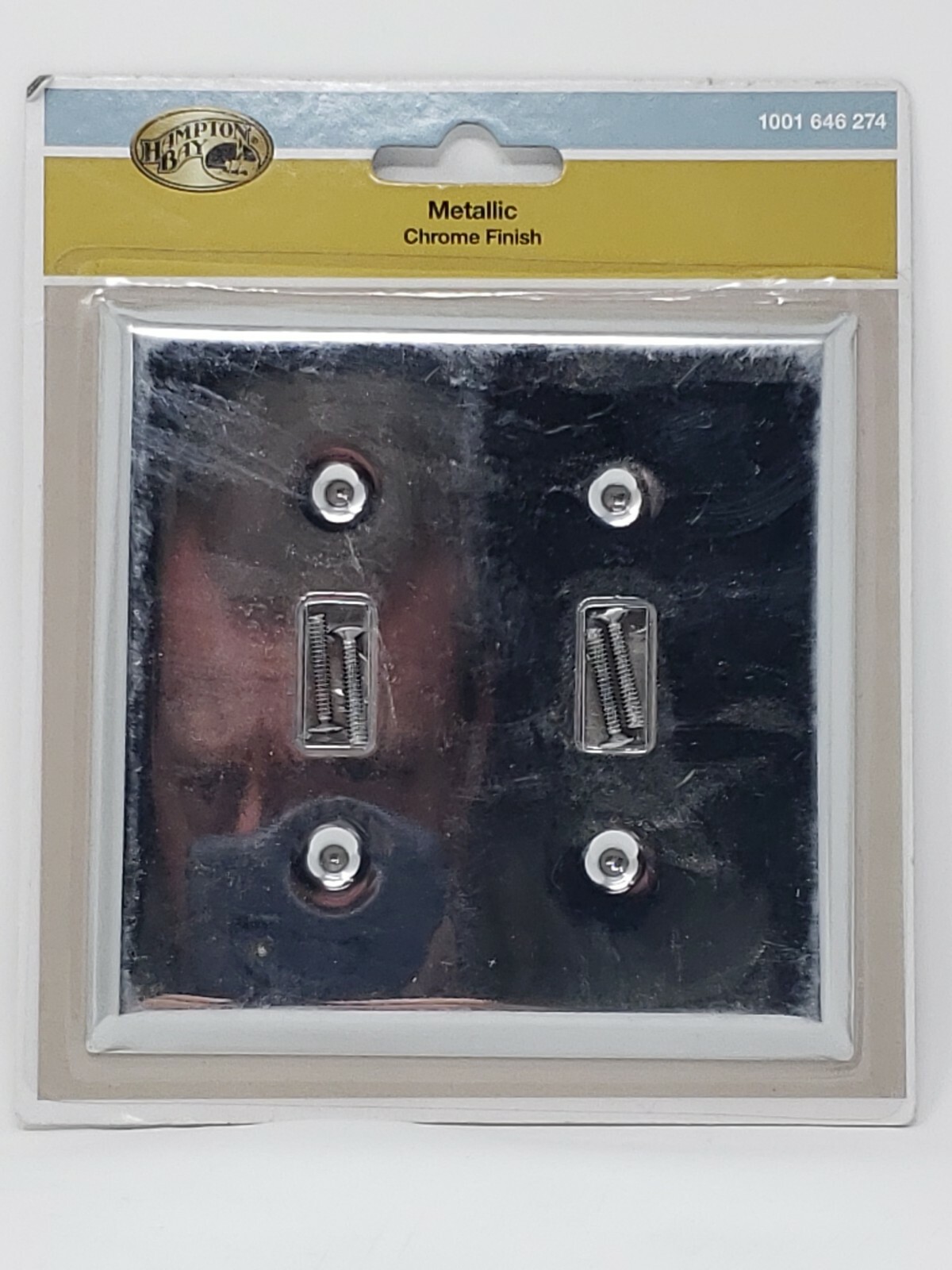 Hampton Bay Light Switch Cover Metallic Chrome Finish (1001646274) eBay