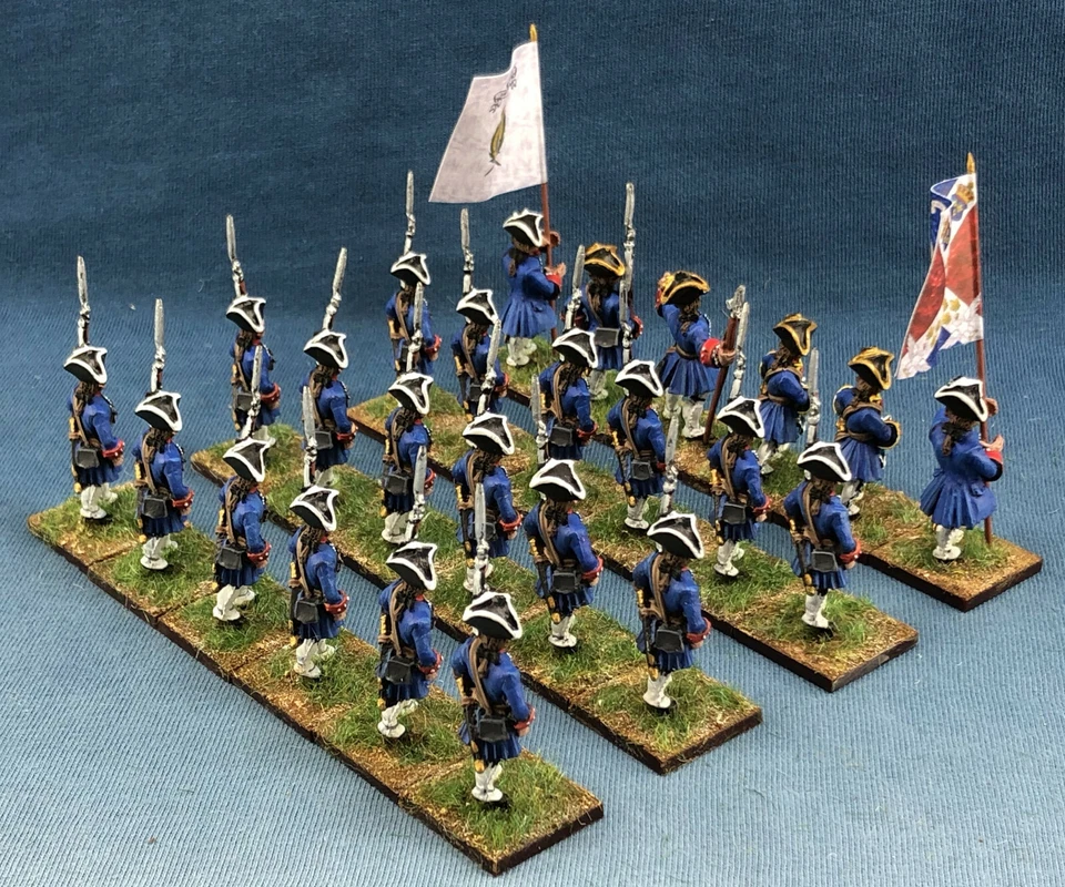 28mm WGS Seven Years War SYW Painted French Royal Pologne Infanterie GFA12 - Image 3 of 4